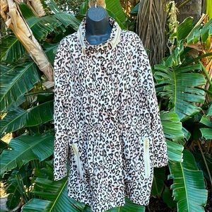 Nuage Leopard print rain jacket